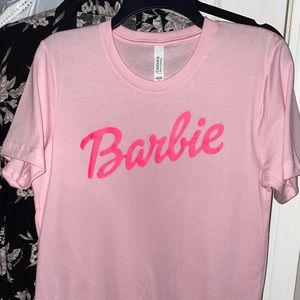 Barbie pink tee shirt t-shirt